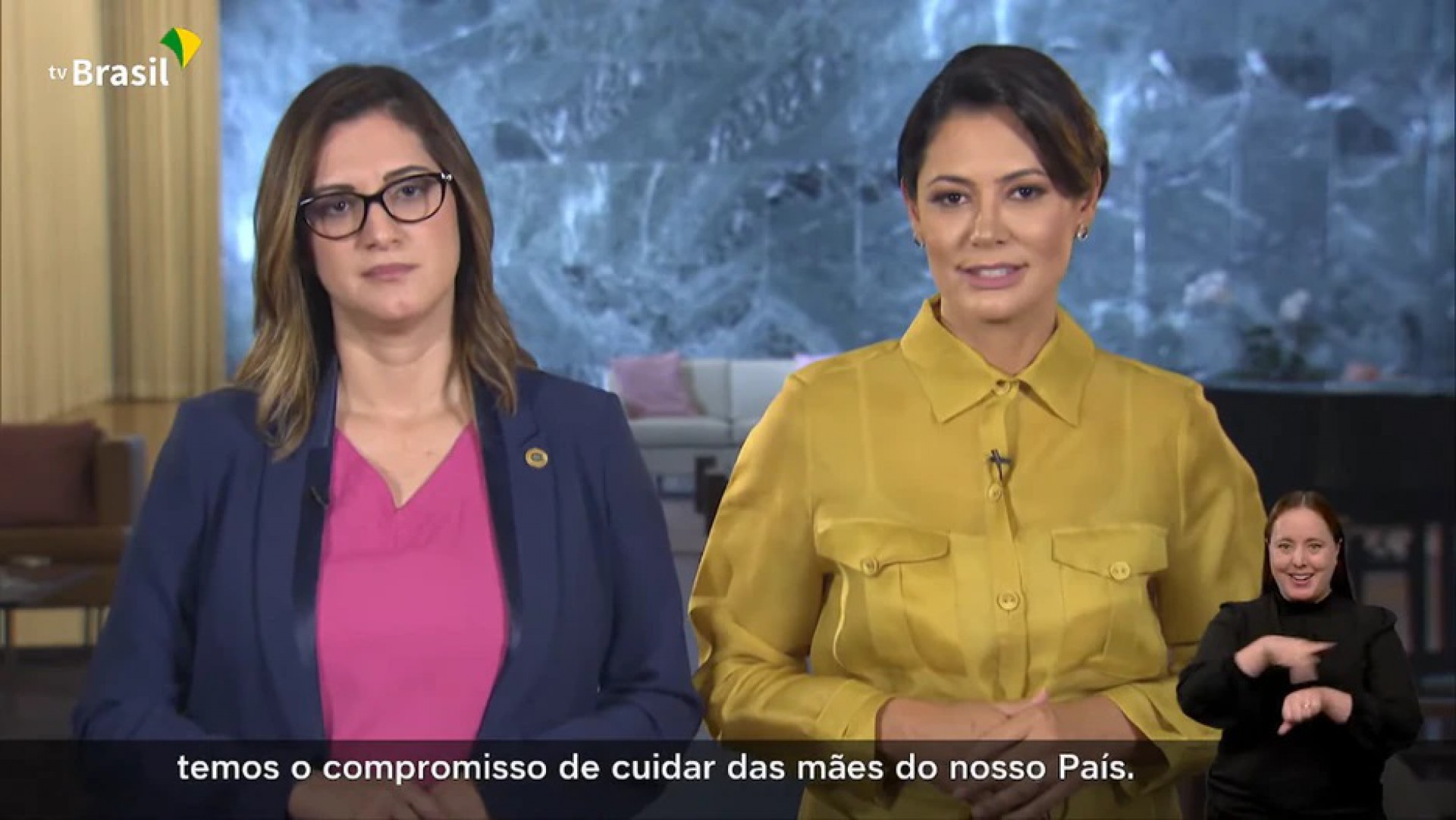 Em pronunciamento Michelle fala sobre ações para mulheres Politica