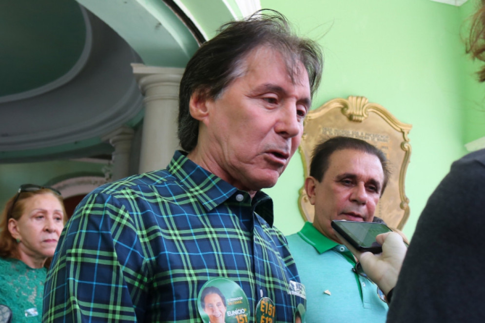 Eunício Oliveira (MDB) quer ser candidato ao Senado em 2026(Foto: MIKA HOLANDA)