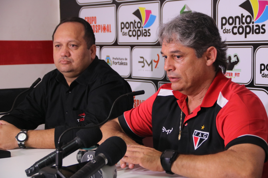 Foto: Xandy Rodrigues / Ferroviário Tubarão ainda não venceu sob o comando de Marcelo Veiga
