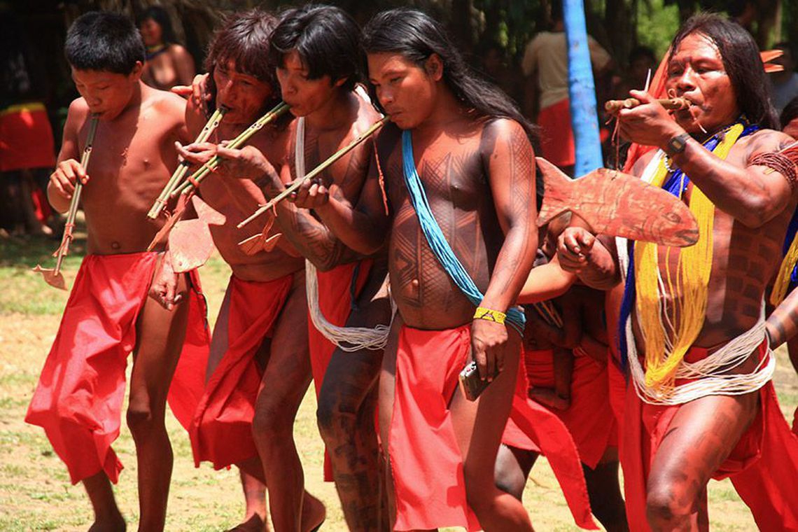 ￼cerca de 50 garimpeiros invadiram a aldeia wajãpi Yvytotõ (Foto: DIVULGAÇÃO/ MÍDIA ÍNDIA)