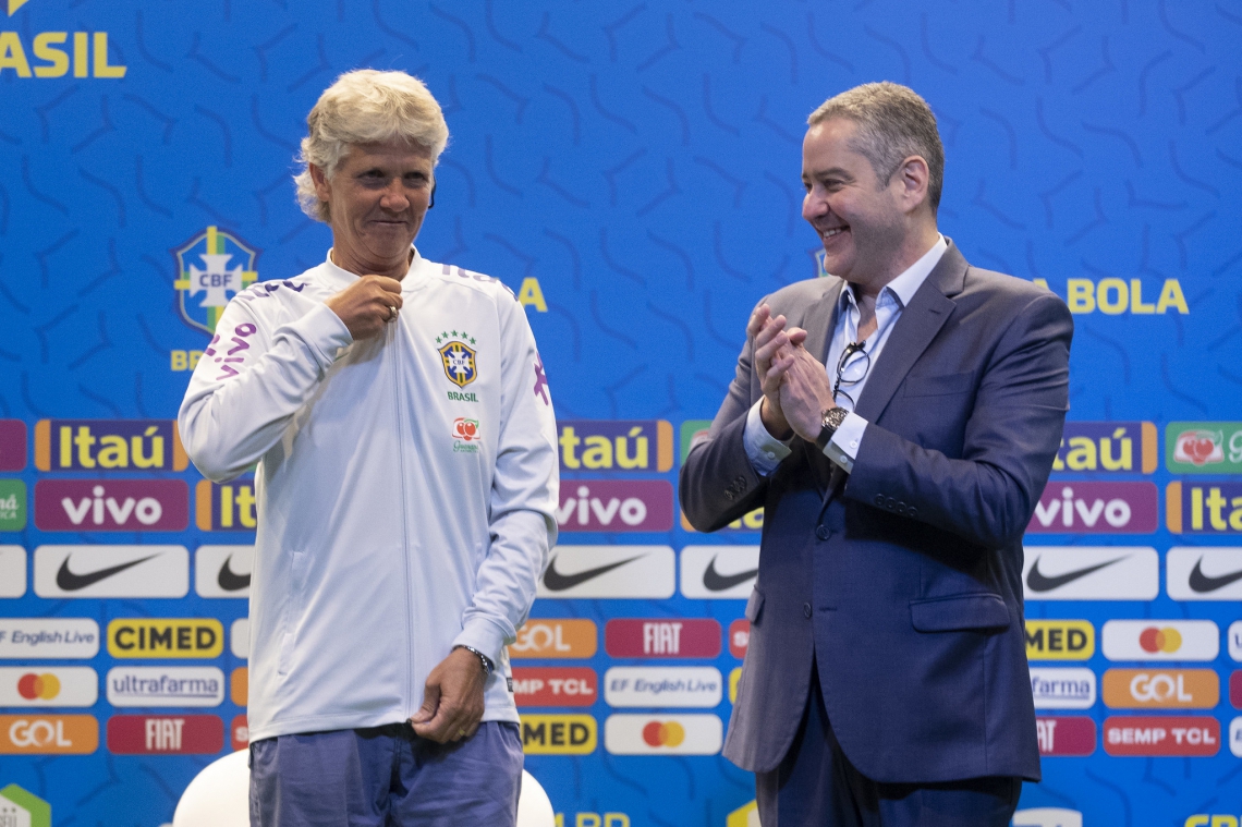 Pia Sundhage foi bicampeã olímpica com os Estados Unidos (Foto: Lucas Figueiredo/CBF)