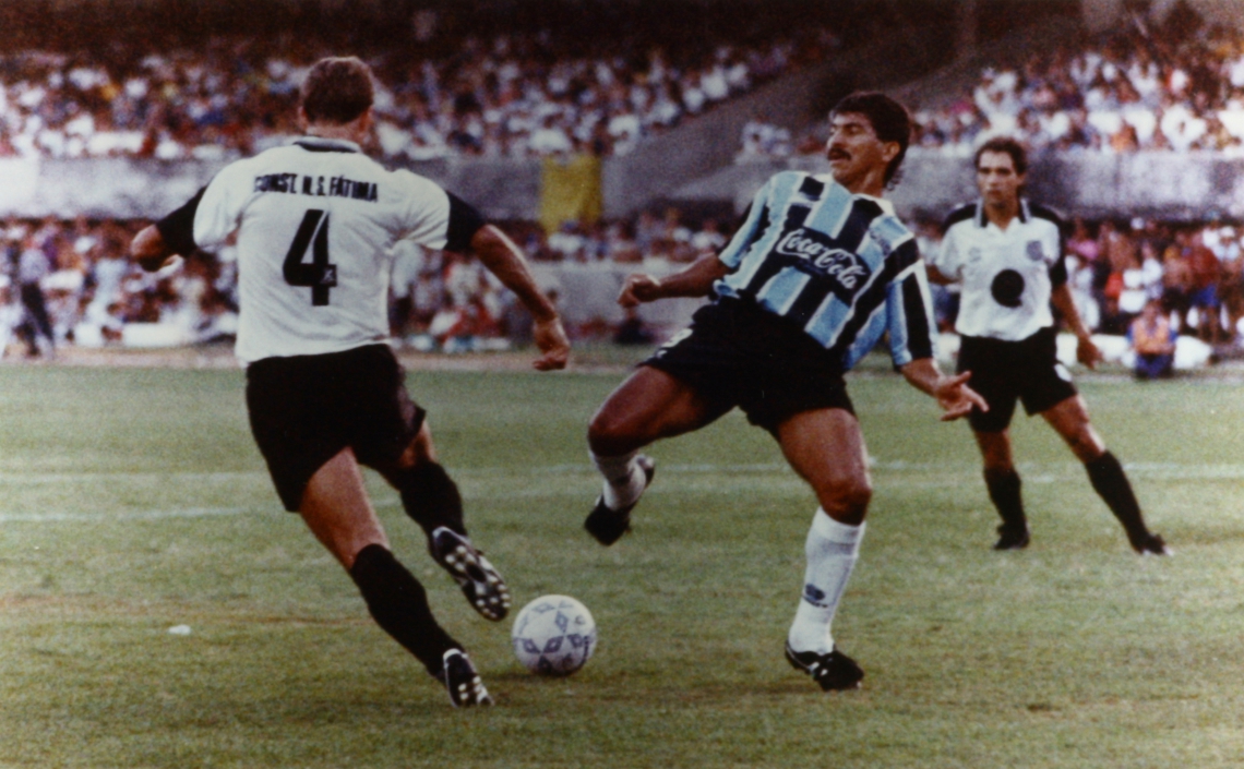 Na foto: Ceará x Grêmio realizado pelas finais da Copa do Brasil de 94 (Foto: Fernando Sá, em 07/08/1994)
