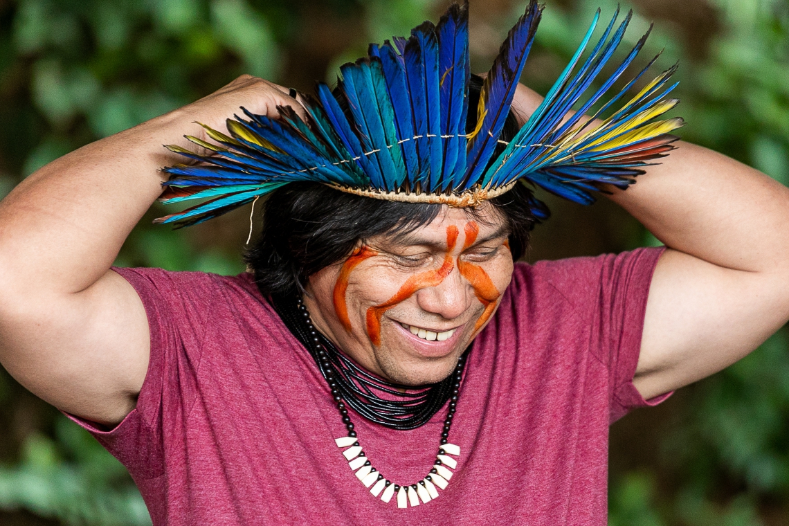 Daniel Munduruku foi o primeiro indígena a se candidatar a uma cadeira na ABL (Foto: Luciano Avanço/ Divulgação)