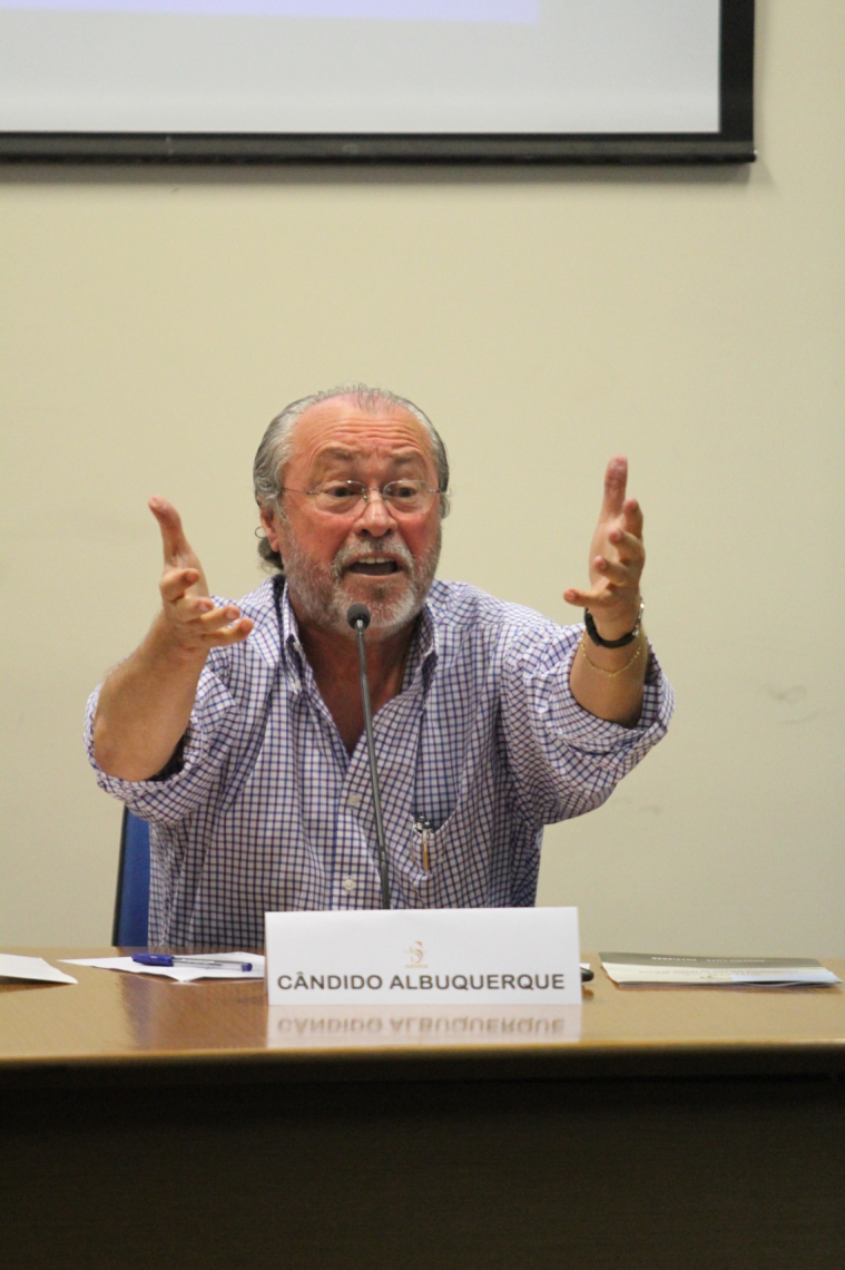 Foto: Fábio Lima CÂNDIDO Albuquerque deu sua primeira entrevista depois de anunciado como reitor à rádio O POVO CBN