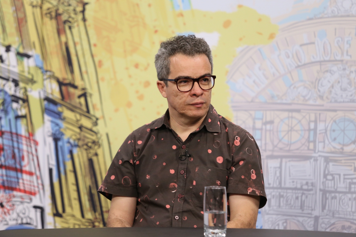 FORTALEZA, CE, BRASIL, 18-08-2017: Fabiano Piuba, secretário de Cultura do Estado. Programa de TV do Anuário do Ceará - TV O POVO. (Foto: Fábio Lima/O POVO)