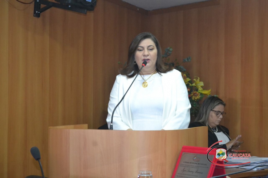 Natécia Campos, presidente afastada da Câmara Municipal de Caucaia