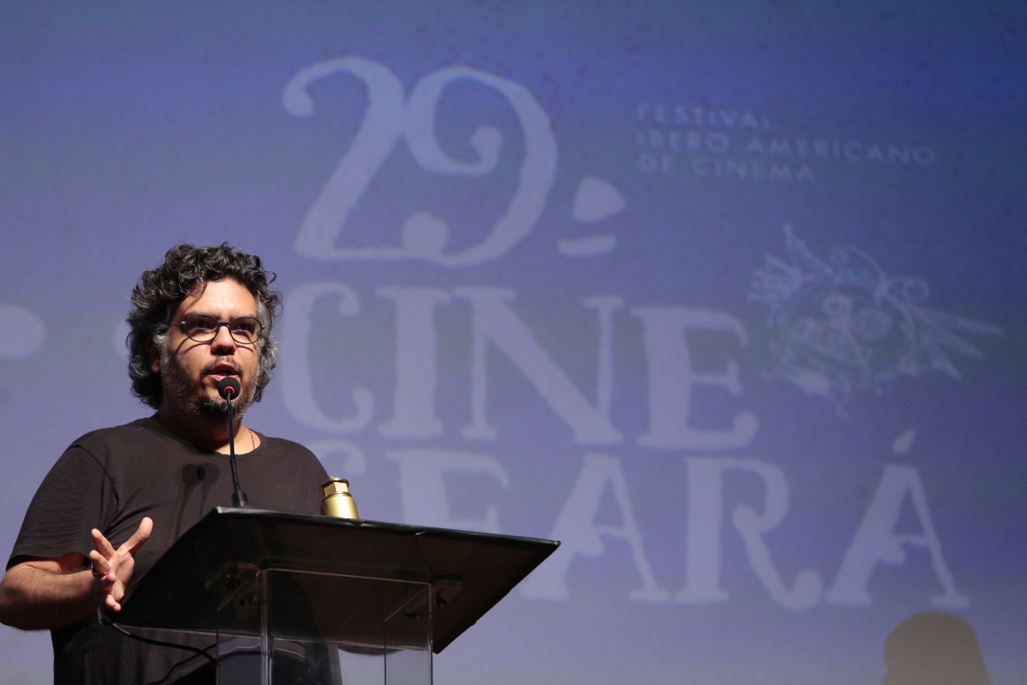 ￼Armando Praça, diretor do filme 
Greta: edição do festival teve recorde 
de obras cearenses (Foto: Julio Caesar)
