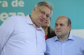  Moroni Torgan, vice-prefeito de Fortaleza, com o prefeito Roberto Cláudio 