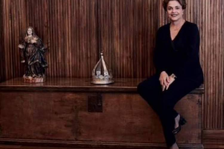 Foto de Dilma feita por Bob e publicada na revista Marie Claire 
