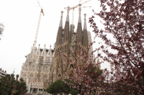 A Sagrada Família é um dos grandes pontos turísticos gaudianos de Barcelona