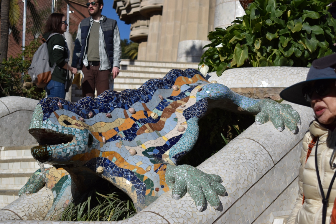 O Parque Güell é um dos pontos mais coloridos de Barcelona (Foto: Erre Vieira?Divulgação)