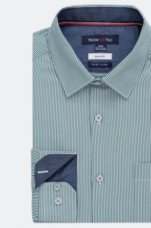 Camisa Slim Fit Classic Manga Longa Listrada - Preston Field para Renner. Preço sugerido: R$ 99,90