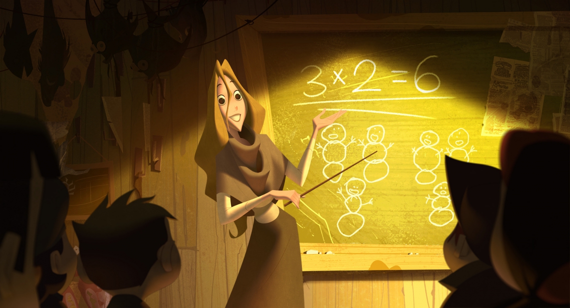 Alva é personagem dublada por Fernanda Vasconcellos (Foto: Reprodução Netflix)