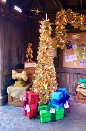 Árvore de natal do tio Patinhas no Animal Kingdom
