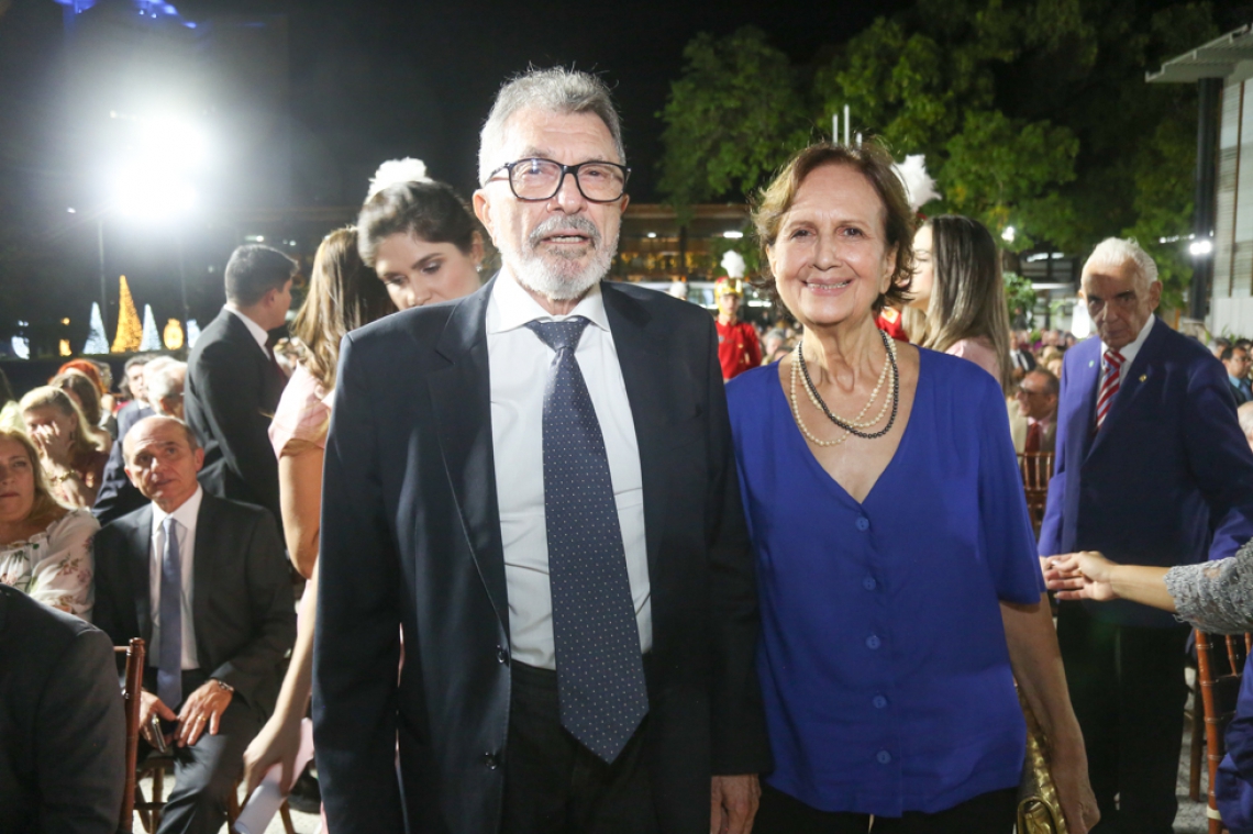 Eudoro Santana e Hermengarda (Foto: JOÃO FILHO TAVARES )