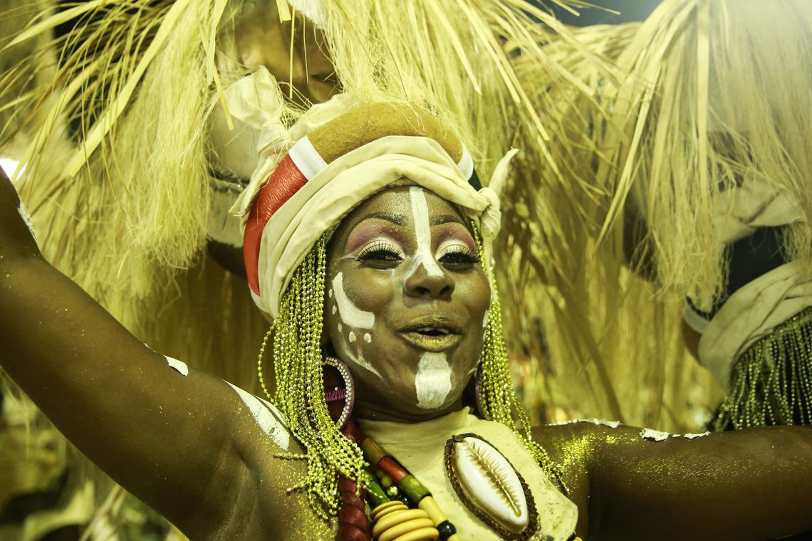 Desfile da estação primeira de Mangueira,  campeã do carnaval do Rio de Janeiro. (Foto: Tomaz Silva/Agência Brasil)