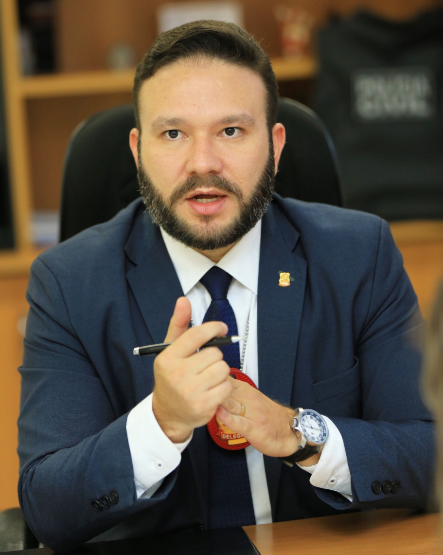Delegado Leonardo Barreto. (Foto: HELENE SANTOS/ divulgação)