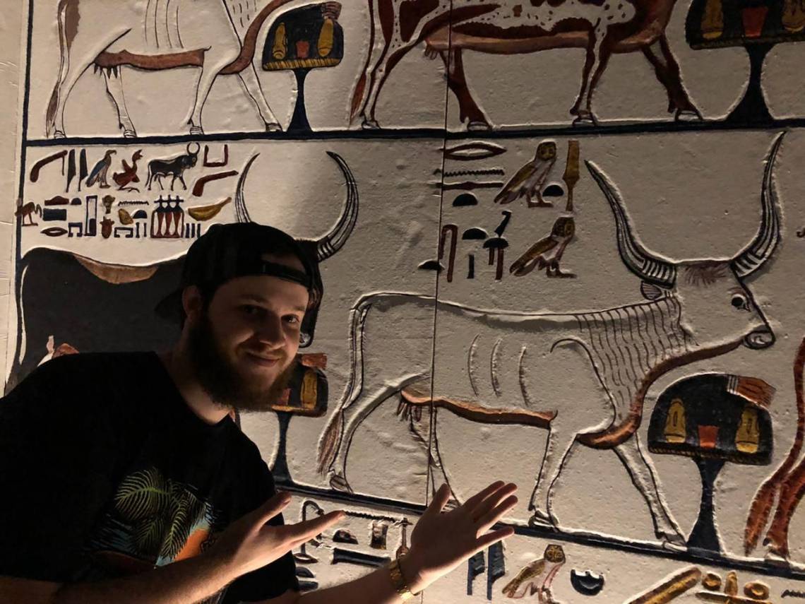Leandro Marinho, estudante de história da UFRJ (Foto: ARQUIVO PESSOAL)