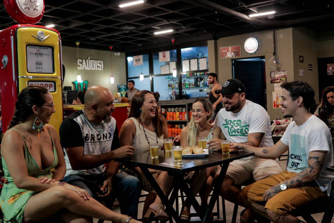 Bar foi rebatizado pelos clientes por causa do sotaque do dono (Foto: PRISCILA SMITHS)