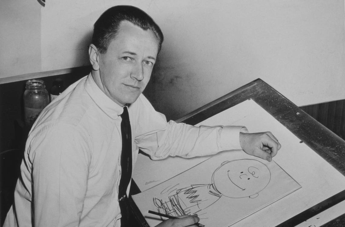 Charles Schulz  sempre sonhou ser quadrinista e exerceu esse ofício por 50 anos (Foto: Divulgação)
