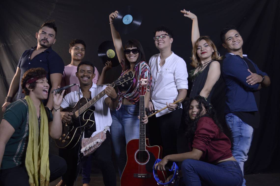 Show com alunos do curso 