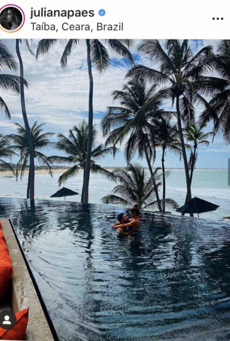 Juliana Paes faz ensaio no Instagram para exibir resort no litoral do Ceará