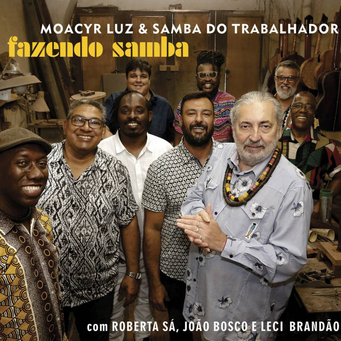 Capa do disco Fazendo Samba, de Moacyr Luz (Foto: Divulgação)