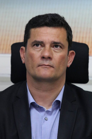 Sergio Moro em 2020, como ministro da Justiça, em visita interministerial à operação de Garantia da Lei e da Ordem (GLO) no Ceará(Foto: FÁBIO LIMA/O POVO)