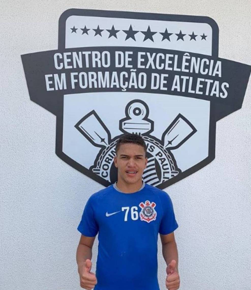 David Viana na sua chegada ao Corinthians (Foto: Reprodução Instagram)