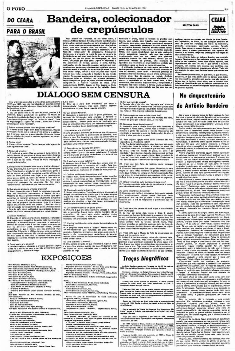 O POVO - Edição 27/17/1977