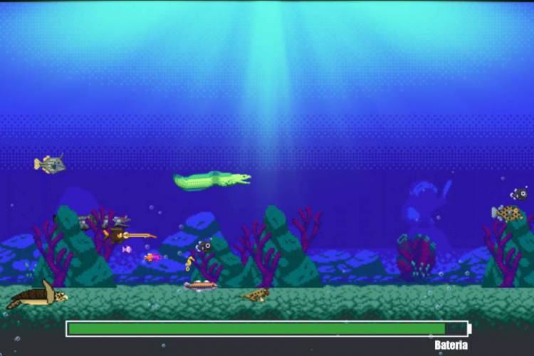 Em Exploronautas: A Pedra da Risca do Meio, o jogador assume o papel de um mergulhador que precis...