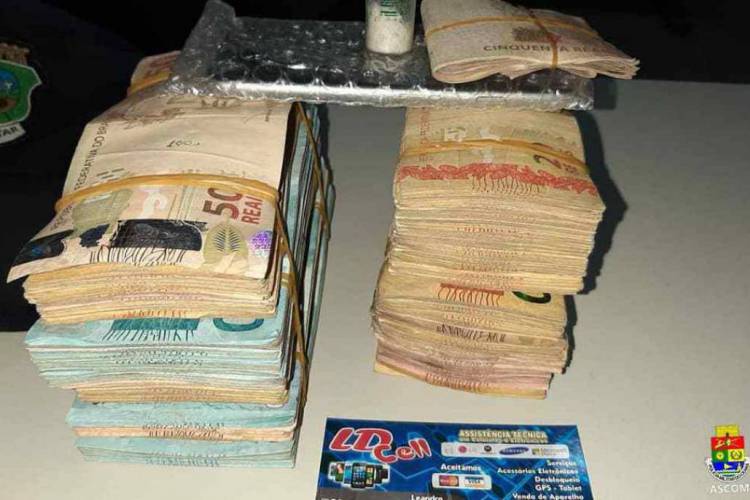 Quantia furtada em loja do Centro