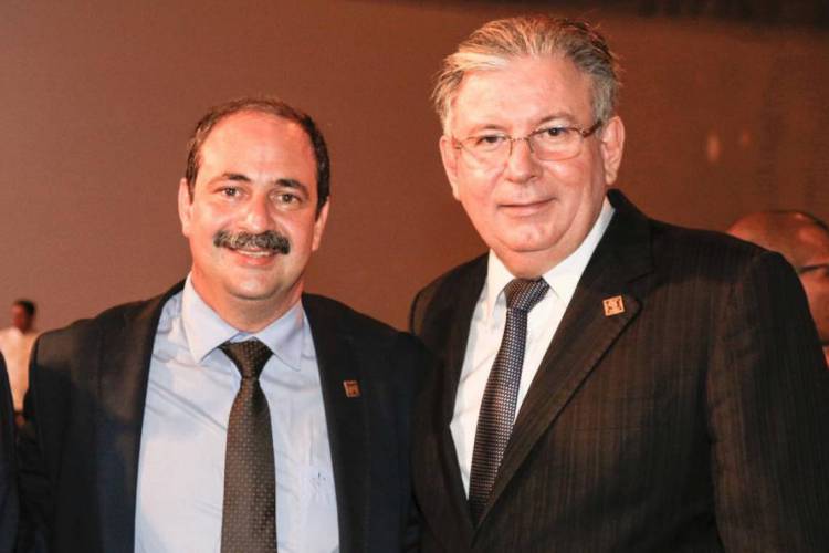 Paulo Holanda e Ricardo Cavalcante, presidente da Fiec 