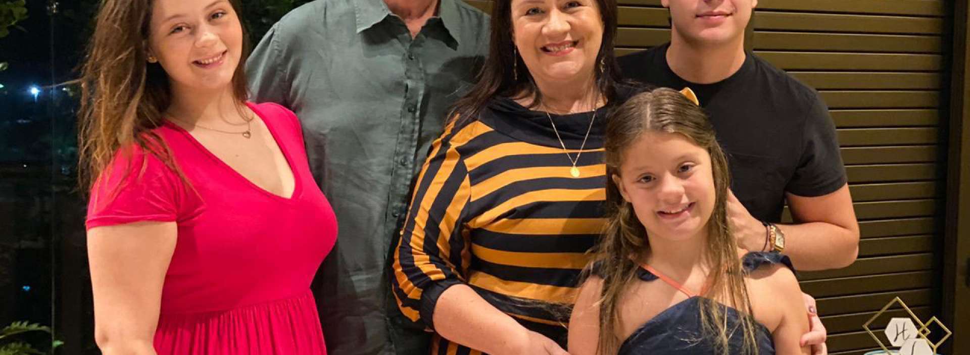 Humberto Lima e Rosilândia com os filhos