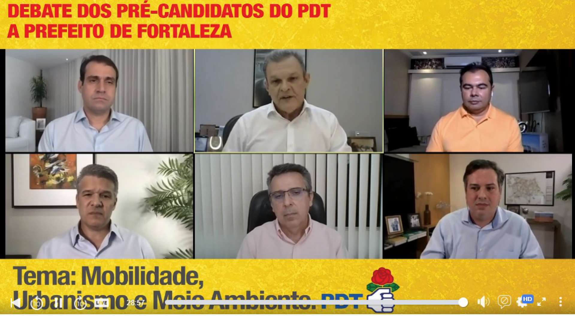 Encontro de pré-candidatos do PDT em Fortaleza (Foto: Divulgação )