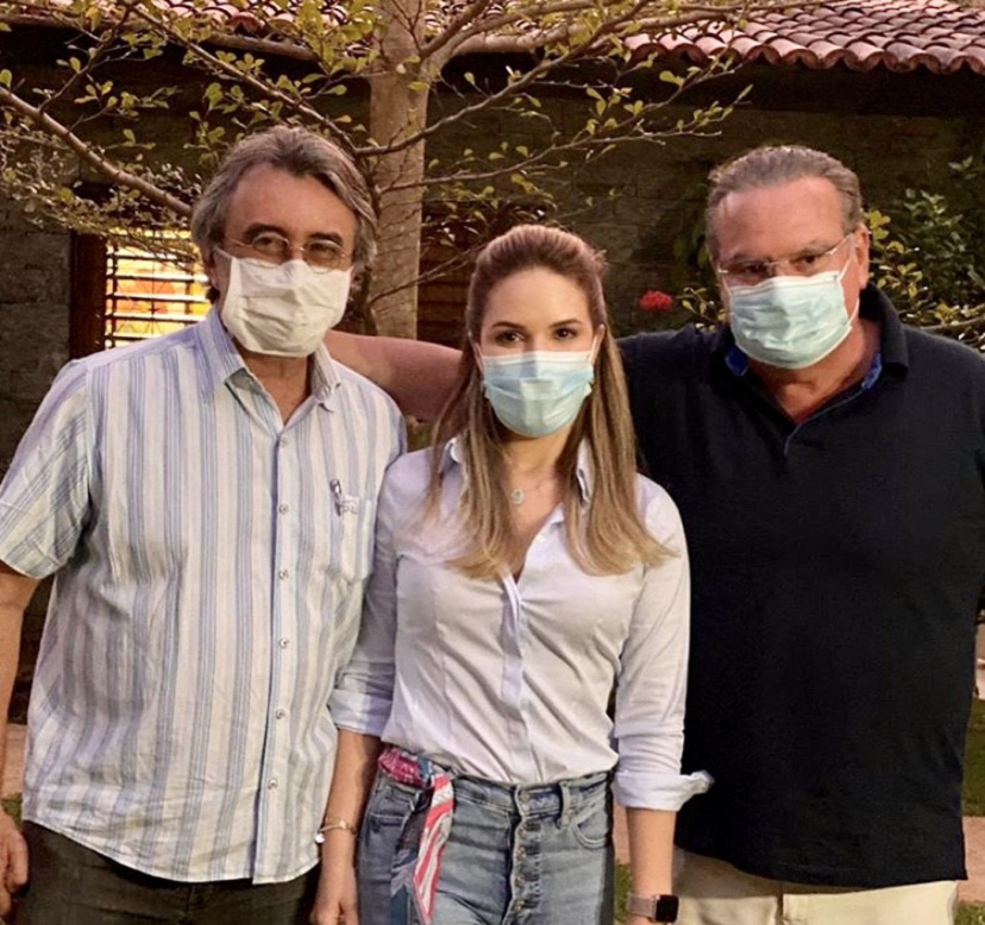 Acilon Gonçalves, Lucinha e Chiquinho Feitosa (Foto: divulgação)