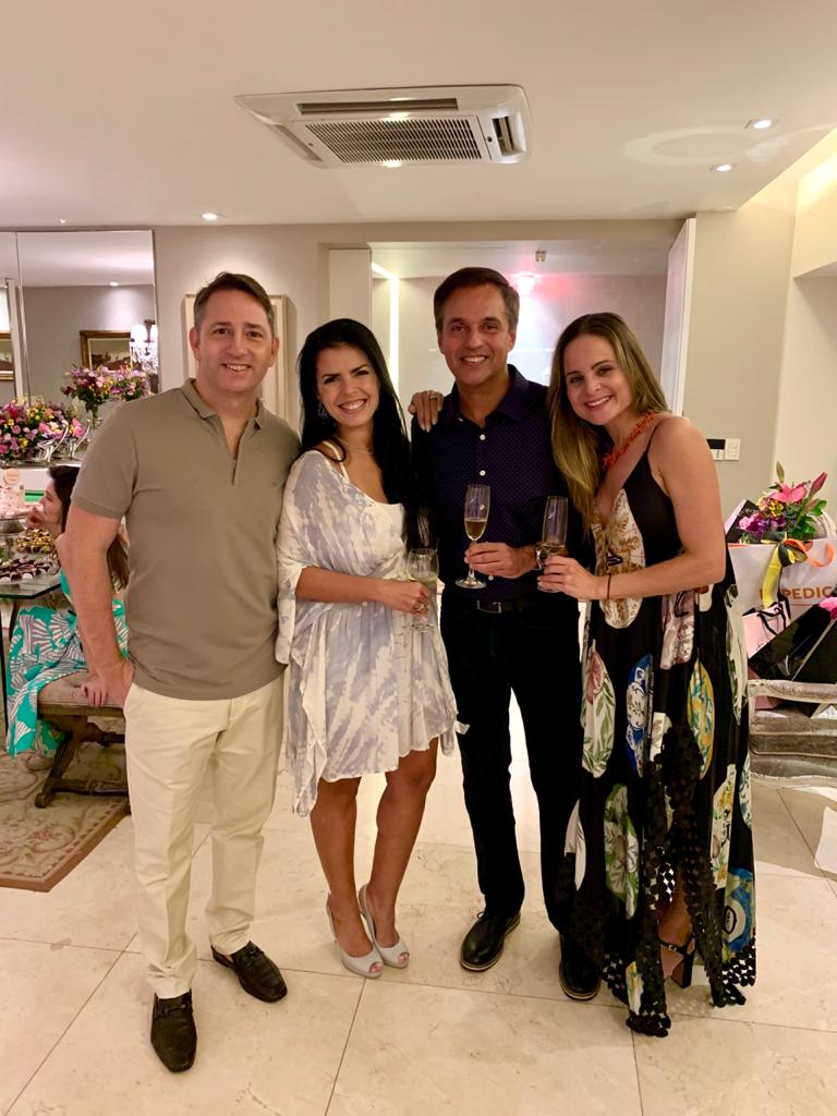 Aline e Newton Guimaraes Júnior, Fernando Novais e Ana Vrigínia Furlani