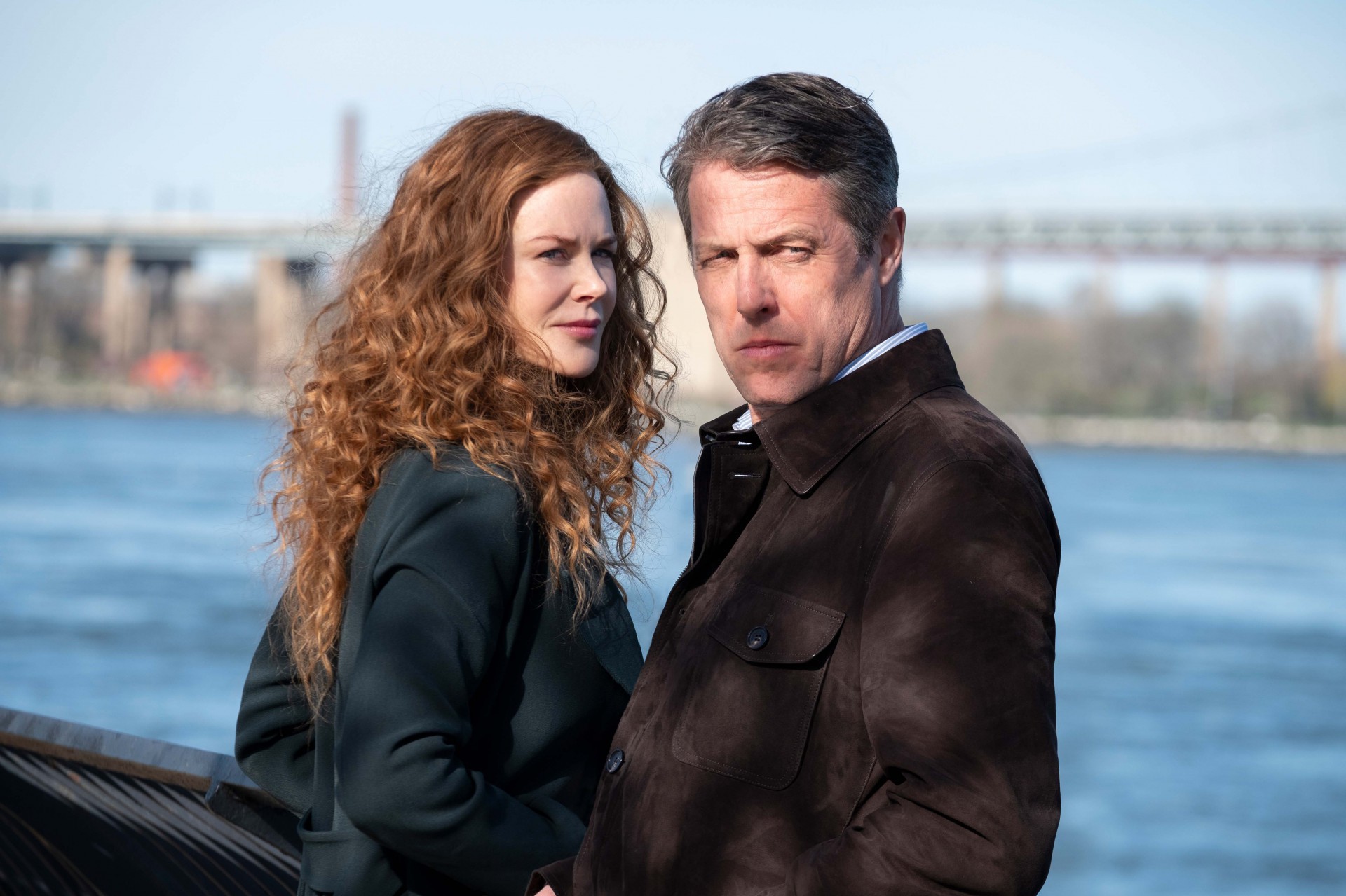 'The Undoing' é protagonizada por Nicole Kidman e Hugh Grant. Na obra, vivem um casal se vê envolto numa série de revelações após uma morte violenta (Foto: fotos Niko Tavernise/HBO)