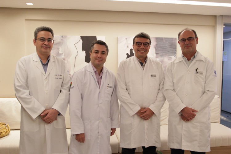 Médicos Aldo Melo, Eduardo Jucá, Edson Lucena e Herlânio Costa  