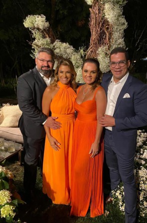Mário Queirós e Vanessa, Katharine e Kaká Queirós