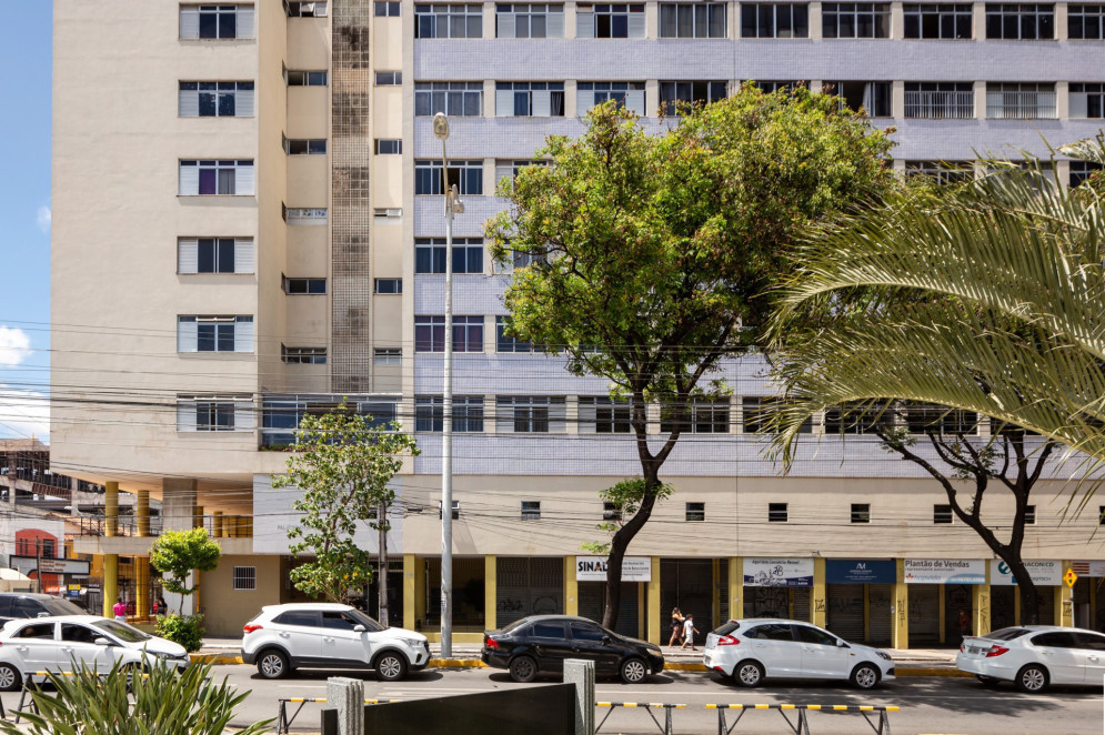 Edifício Palácio Coronado, do arquiteto e urbanista José Neudson Braga, construído em 1965; um dos marcos do modernismo no Ceará (Foto: Igor Ribeiro/Divulgação)(Foto: Igor Ribeiro/Divulgação)