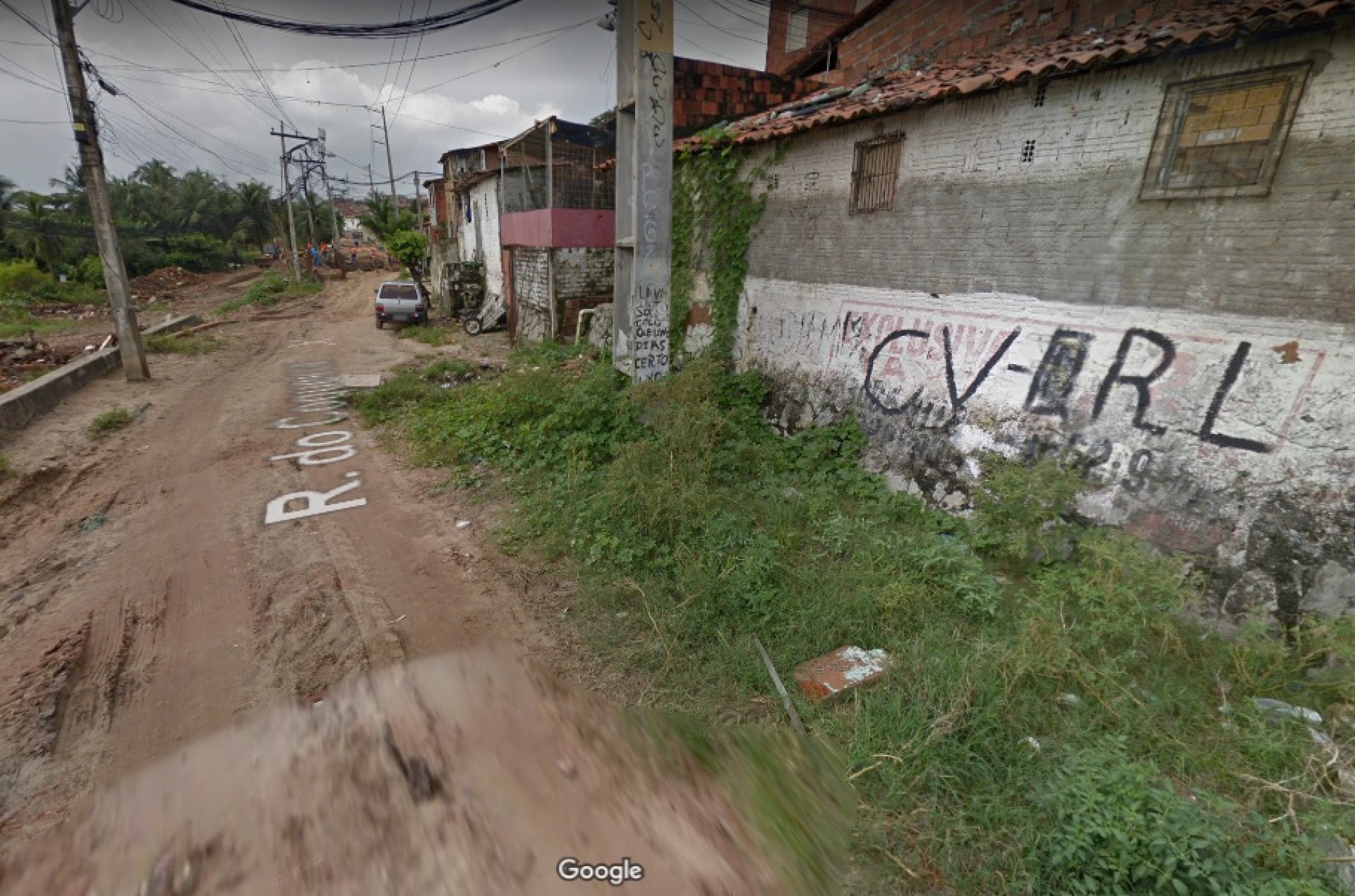 Comunidade da Baixada registra presença de integrantes do CV (Foto: Reprodução/Google Maps)