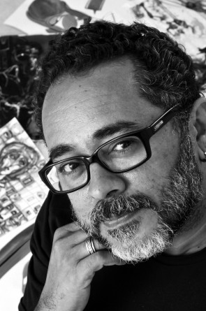 Carlus Campos, artista plástico, ilustrador do O POVO(Foto: Ethi Arcanjo/O POVO 14/6/2013)