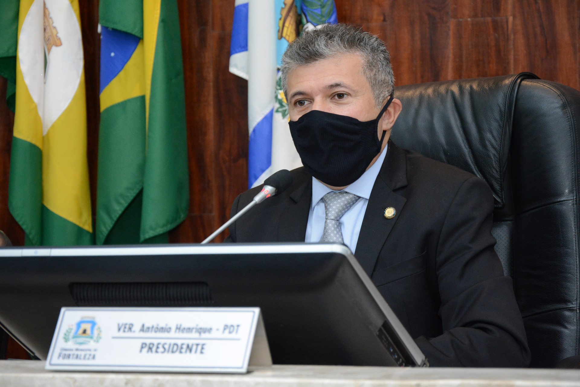 PRESIDENTE da CMFor, Antônio Henrique, cogitou colocar tema em votação (Foto: Érika Fonseca/CMFor)