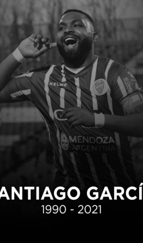 Clube em que jogava Morro García manifestou pesar pelas redes sociais(foto: Reprodução/Godoy Cruz)