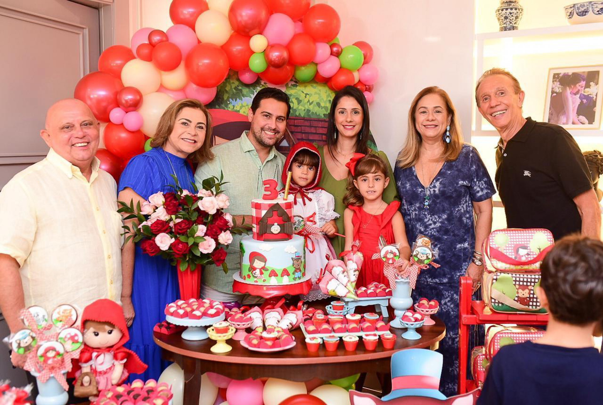 (Foto: divulgação)Avós paternos Paulo e Alexandra Rolim e Sarah Philomeno e Zé Gerardo Pontes