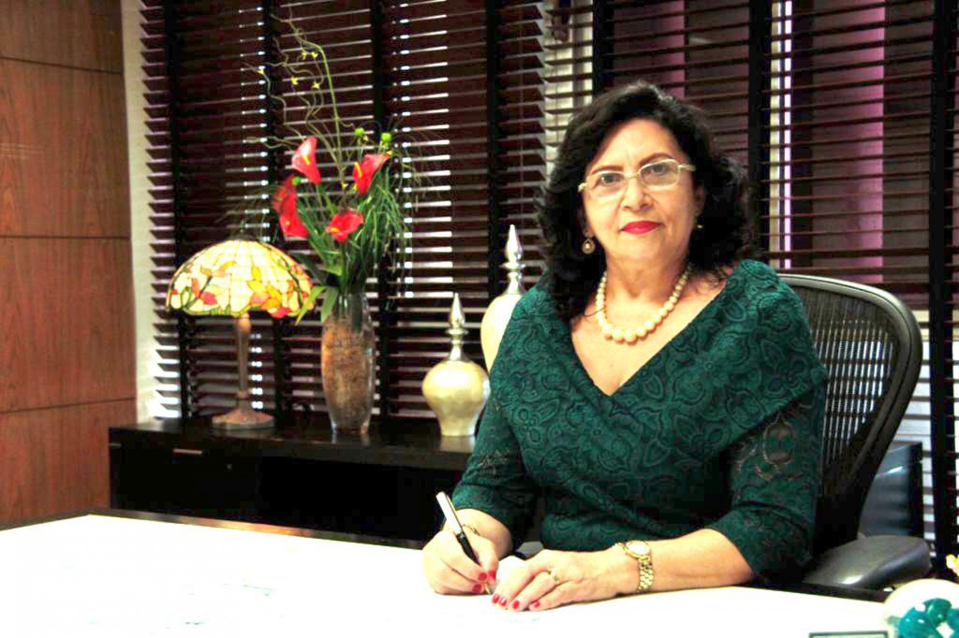 Desembargadora Nailde Pinheiro, presidente do TJ (Foto: Divulgação Tribunal de Justiça)