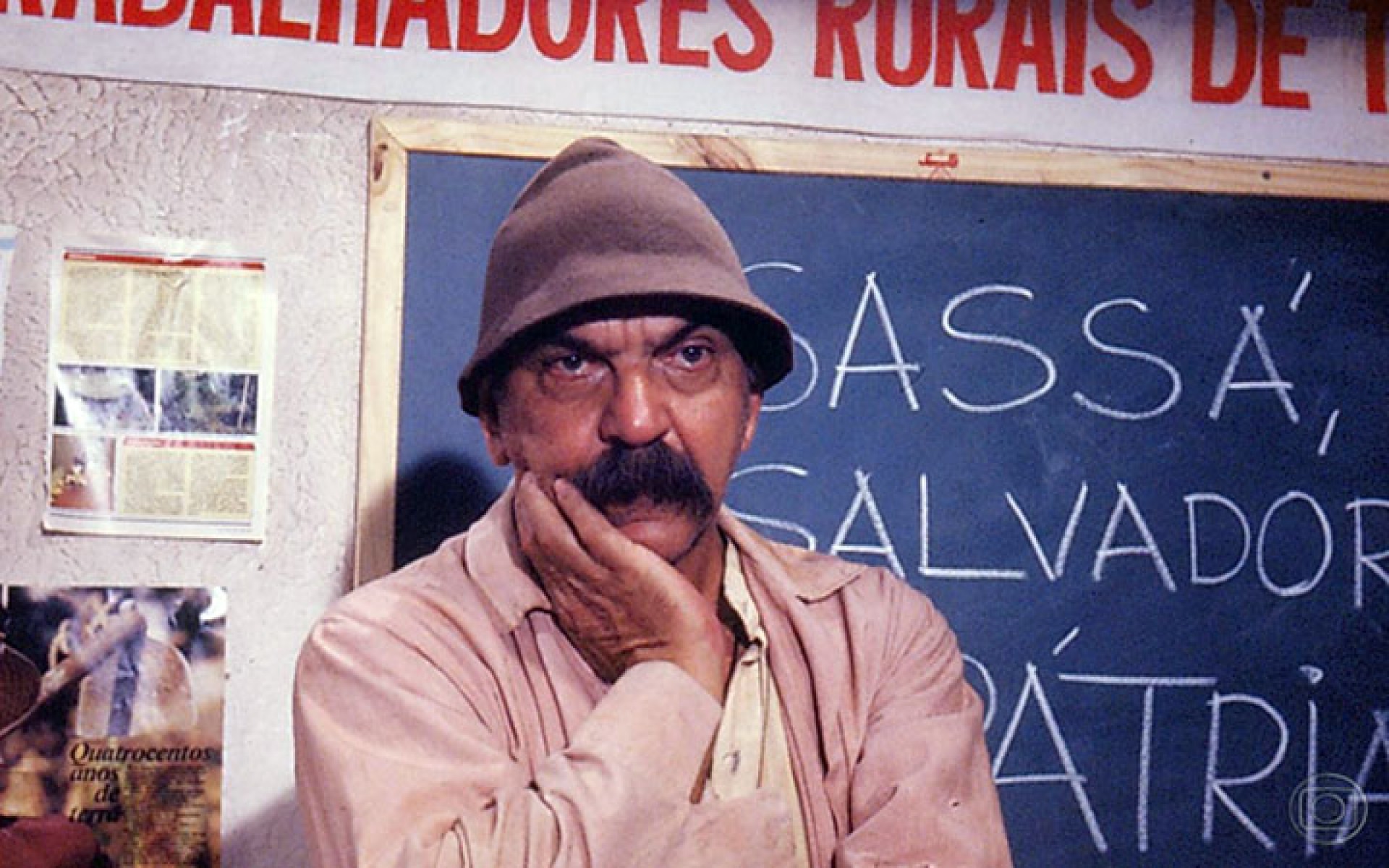 Lima Duarte foi Sassá Mutema, um personagem que transbordou das telas para o debate político nacional  (Foto: Arquivo rede Globo)