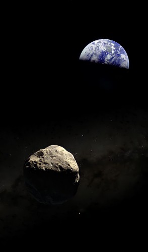 É o asteroide 2001 FO32, que no domingo (21/3), às 13h, vai passar a 2 milhões de quilômetros da Terra