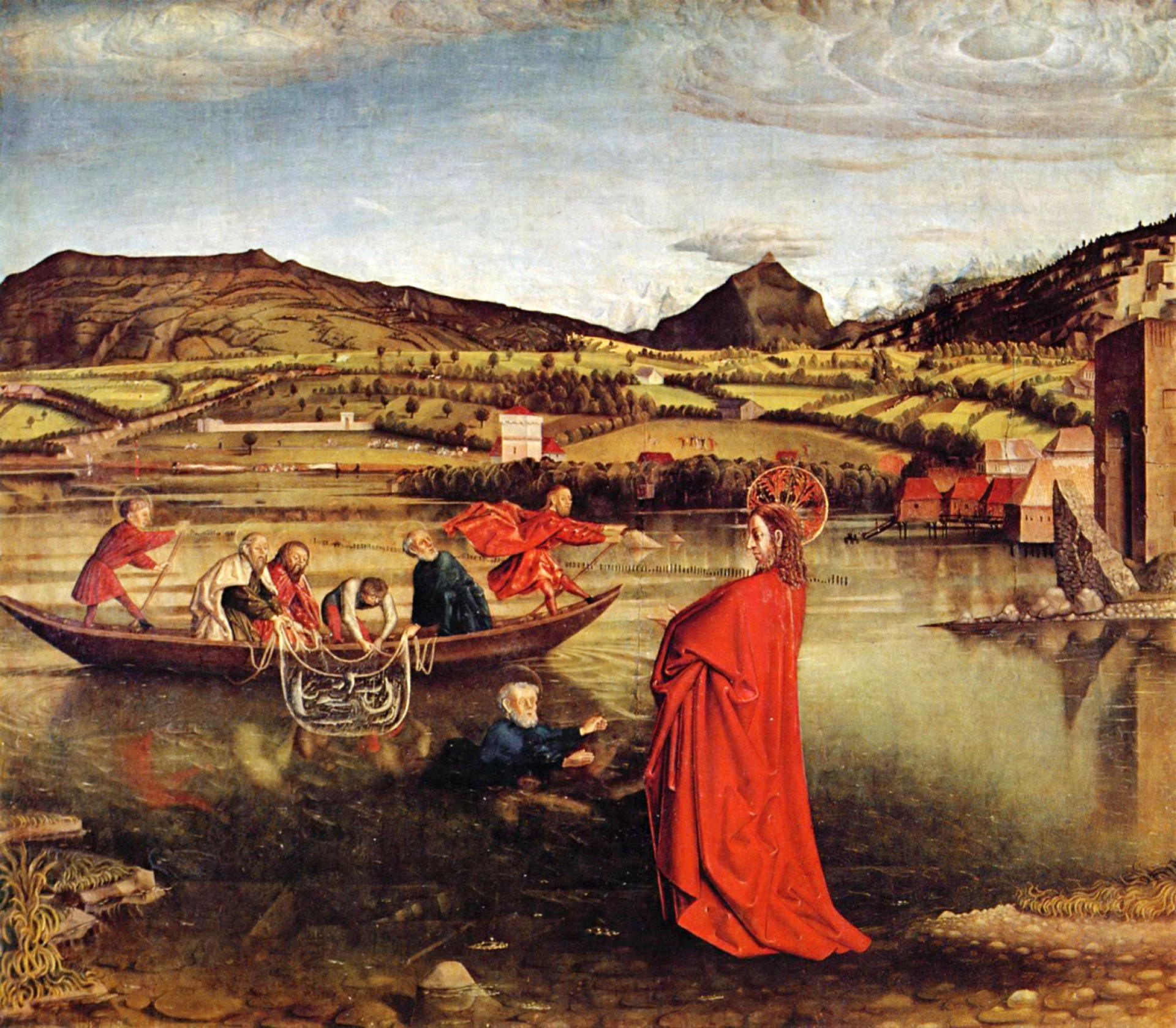 A pesca milagrosa, de Konrad Witz, de 1444
